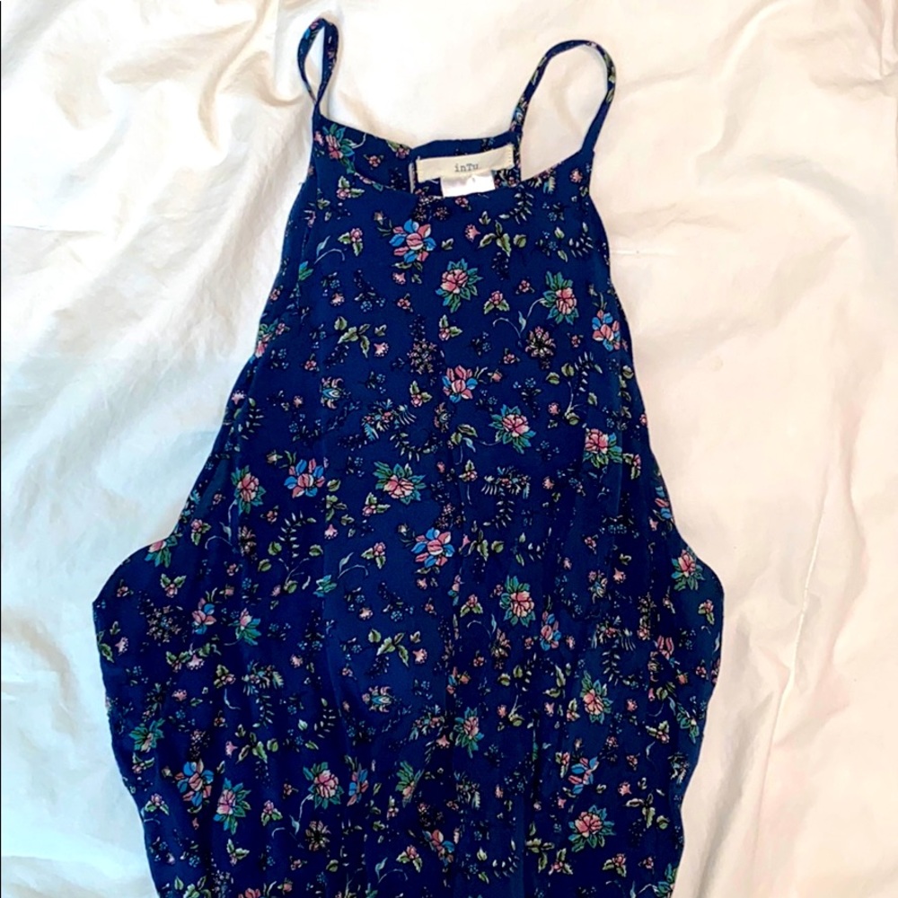 Floral Halter tank top